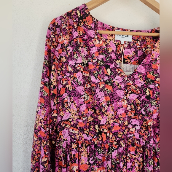 FRNCH Mini Dress Floral Nwt Size Small - Picture 3 of 9